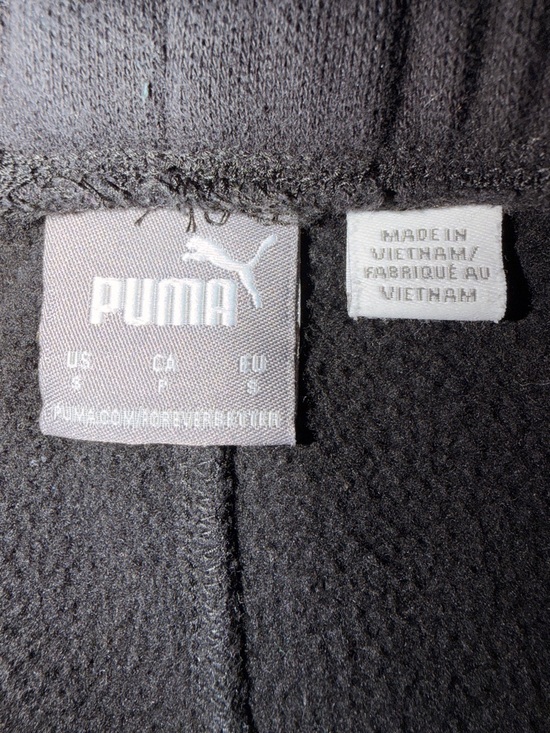 Puma Women's Black Jogger Sweatpants | Size Small - Picture 3 of 4